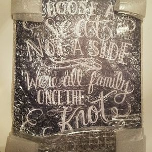 wedding seat sign